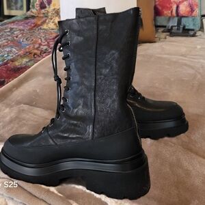 LITA by Ciara Chelsea Lace up Leather Boots